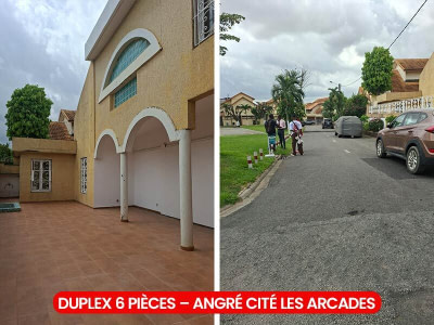Duplex 6 Pièces – Cocody Angré Cité Les Arcades